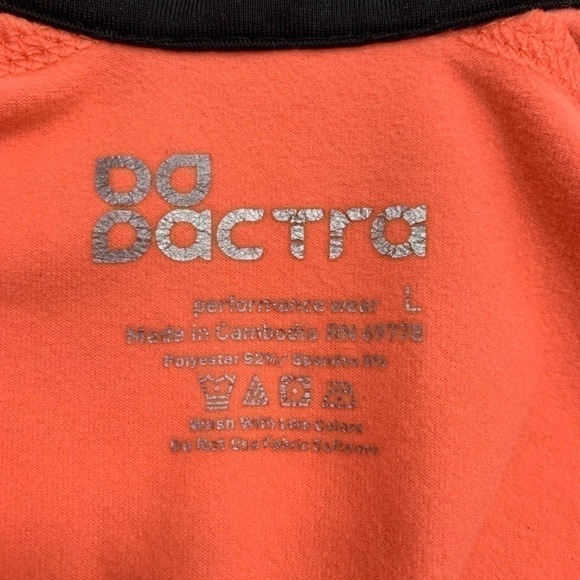 🎉Actra Orange Long Sleeve Pullover w/ Thumbholes - Picture 5 of 6